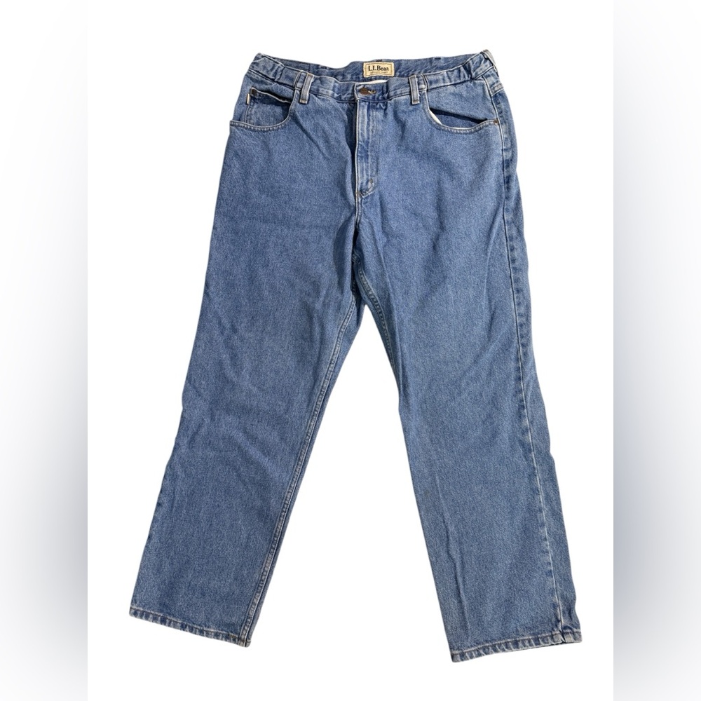 L.L.Bean Men’s Comfort Waist Jeans 36x30 Blue Denim